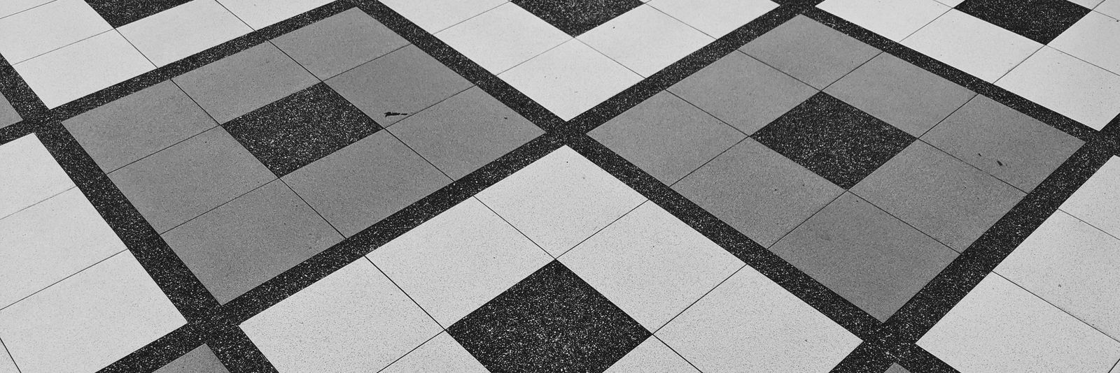 black and white checkered textile