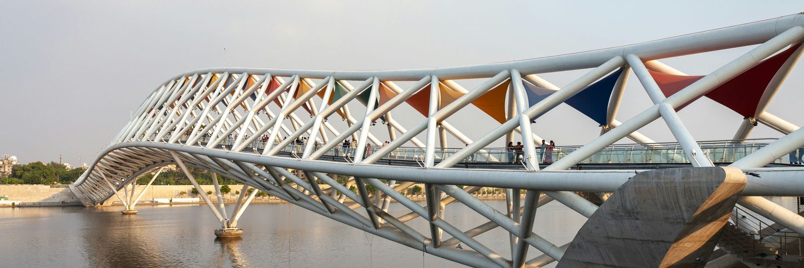 a bridge that is over a body of water